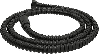 Душевой шланг Wasserkraft Elbe 7400 A240, 150 см, черный матовый