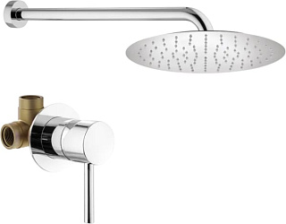 Душевой комплект Plumberia Selection Ixo KITXO01CRKING С ВНУТРЕННЕЙ ЧАСТЬЮ, хром