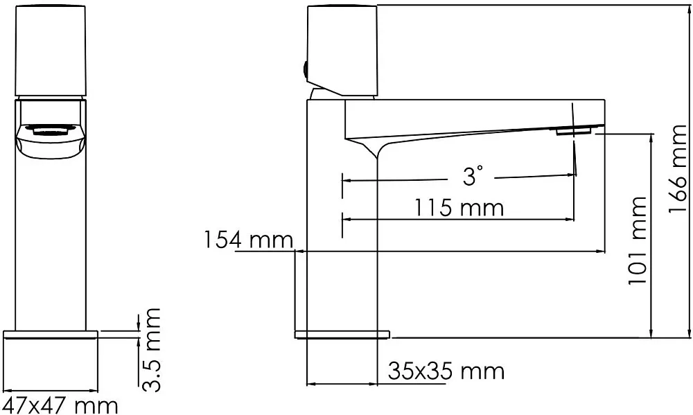 Смеситель для раковины Wasserkraft Naab 8603 хром Sancos — официальный сайт
