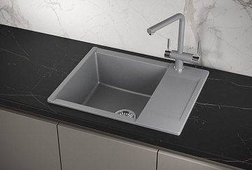 Мойка кухонная Granula Estetica 6202, алюминиум