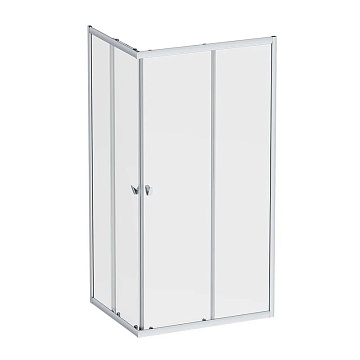 Душевой уголок AM.PM Sunny W87G-403-10080-MT 100x80 см, серебро