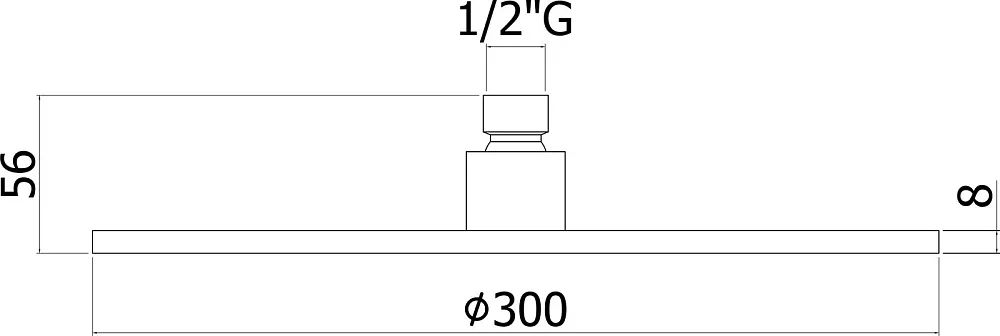 Верхний душ Paffoni Master King ZSOF079CR хром Sancos — официальный сайт