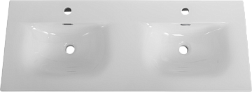 Мебельная раковина BelBagno BB-8099-120-2 глянцевая белая
