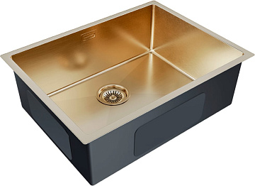 Мойка кухонная Paulmark Next PM215844-BG брашированное золото