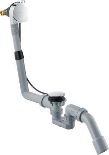 Слив-перелив Hansgrohe Exafill S 58113000, с заполнением переливом