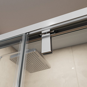 Душевая дверь в нишу BelBagno Soft Close-1 BF-1-140-C-Cr профиль хром