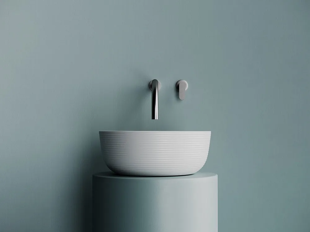 Накладная раковина Ceramicanova Element CN6073MW матовая белая Sancos — официальный сайт