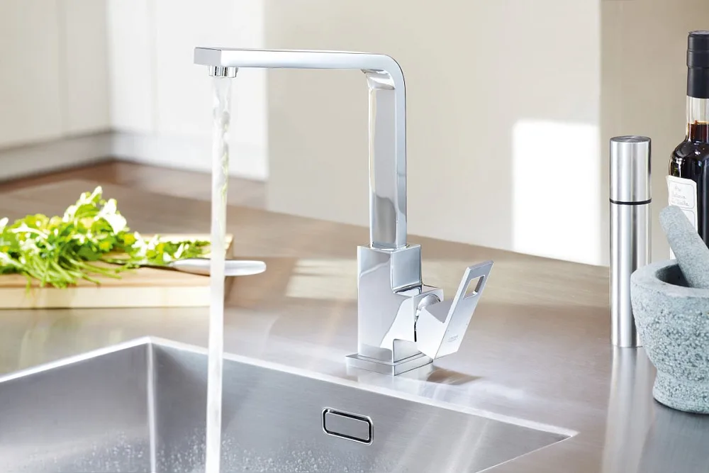 Смеситель для кухни Grohe Eurocube 31255000 Sancos — официальный сайт