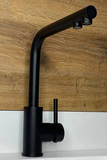 Смеситель для кухни Emar Steel ЕСВ 7015 Black