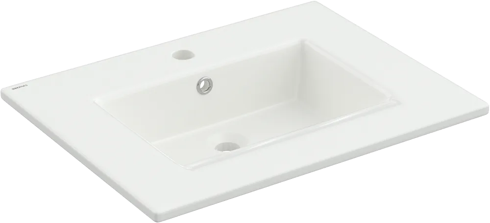 Раковина Berges Ego 61x48, глянцевая белая Sancos — официальный сайт