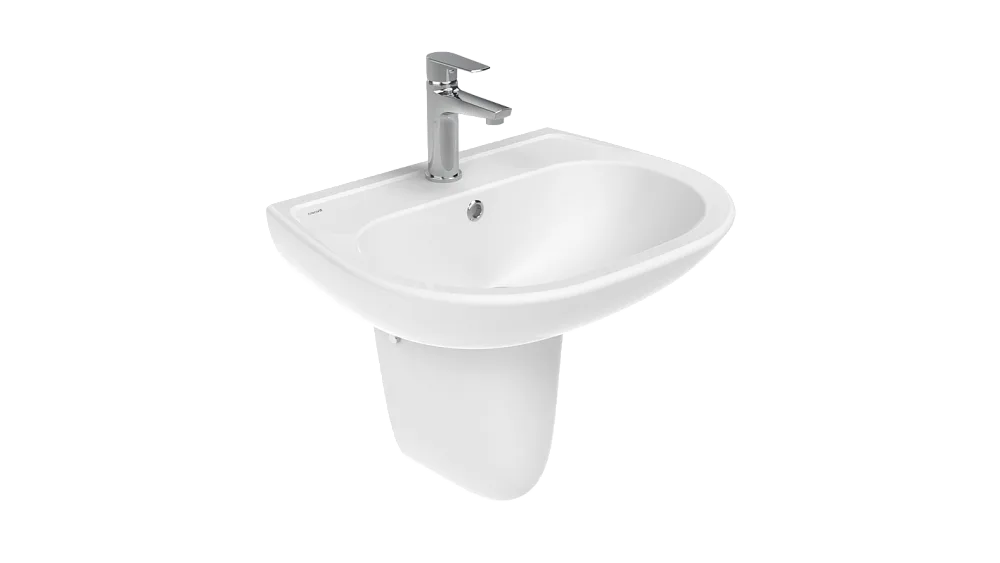 Раковина Creavit Sedef SD055-00CB00E-0000 белая глянцевая Sancos — официальный сайт