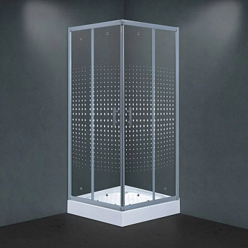 Душевой уголок Timo Viva Lux TL-9002 Romb Glass с поддоном
