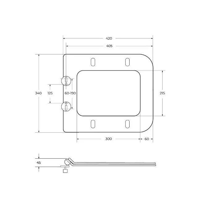 Крышка-сиденье BelBagno Due BB3103/3106SC с микролифтом Sancos — Оригинал