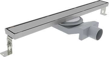 Душевой трап (лоток) Plumberia Selection PSL Linear 100 см, нержавеющая сталь матовая