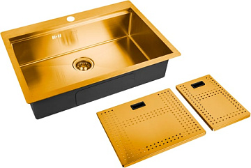Мойка кухонная Zorg Master N-7552 Bronze