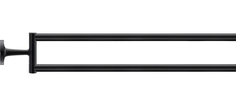 Полотенцедержатель Duravit Starck T 0099414600 черный, двойной