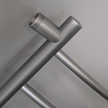 Полотенцесушитель водяной Indigo Arc LASW70-40GFM-б/п-60, graphite metallic