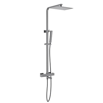 Душевая стойка Timo Tetra-Thermo SX-0169/18, с термостатом, черное золото