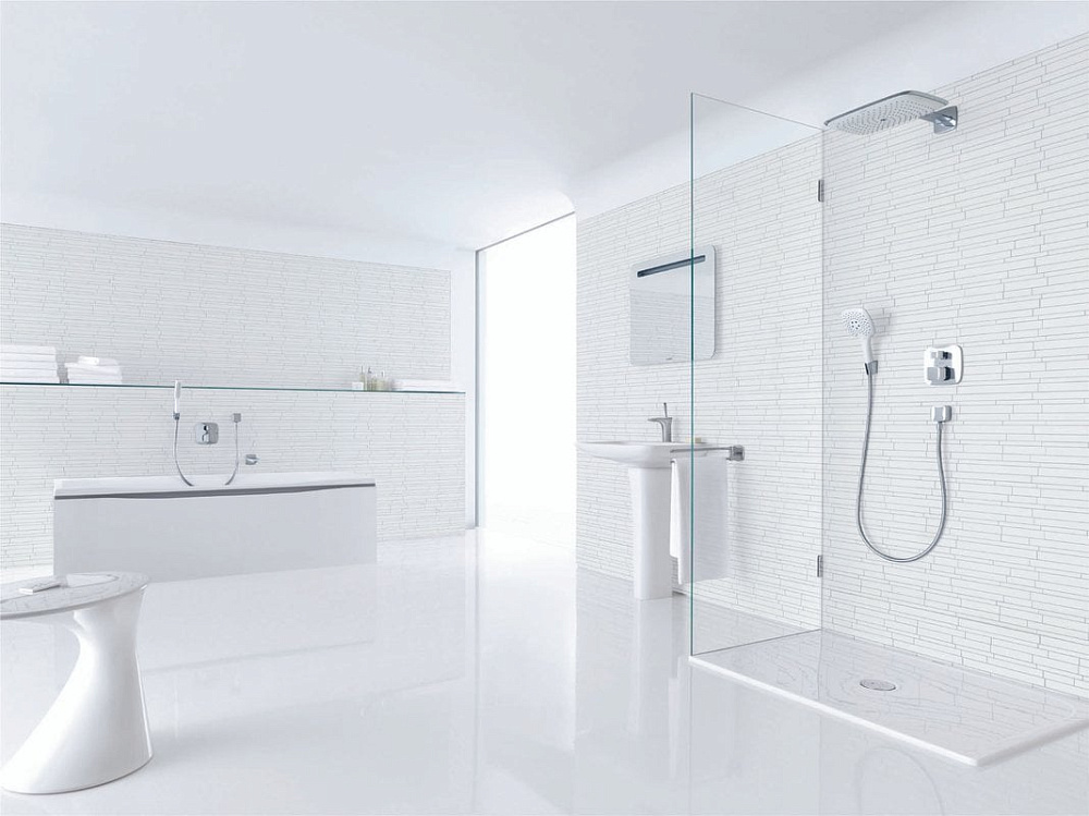 Термостатический смеситель встраиваемый Hansgrohe PuraVida 15775000, для ванны с душем
