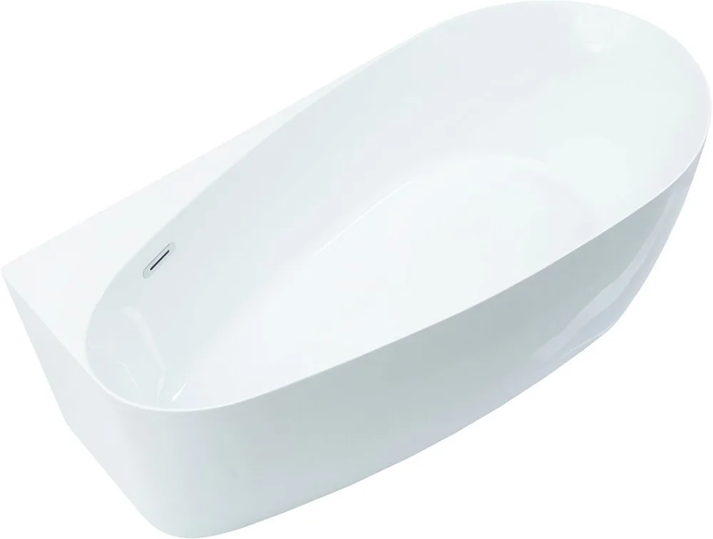 Акриловая ванна Allen Brau Priority 2 170x80 см, пристенная, белая, овальная, на ножках, со сливом-п Sancos — официальный сайт
