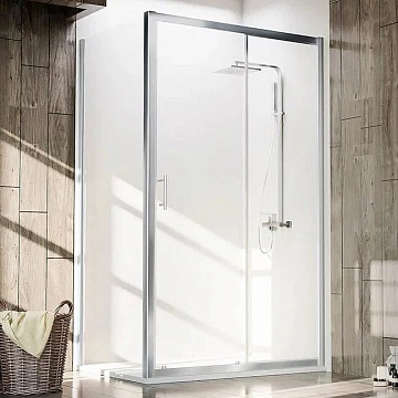 Душевой уголок Veconi Rovigo RV-072 150x100, профиль хром
