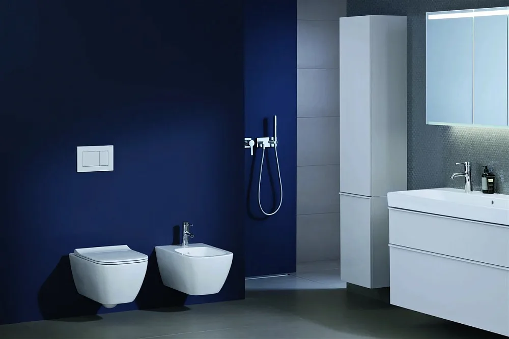 Унитаз подвесной Geberit Smyle Square 500.685.01.1 Sancos — официальный сайт