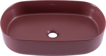 Накладная раковина Allen Brau Fantasy Oval 55x36, бордо