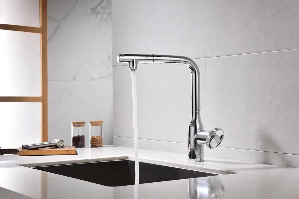 Смеситель для кухни Paulmark Urban Ur213104-CR хром Sancos — официальный сайт
