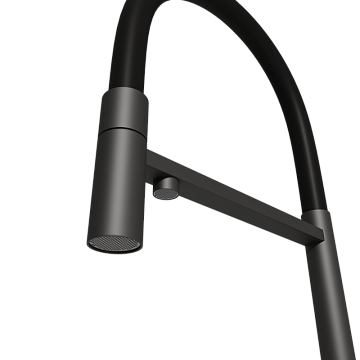 Смеситель для кухни Emar Steel ЕС - 7024 Black