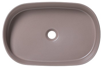 Накладная раковина Allen Brau Fantasy Oval 55x36, коричневая