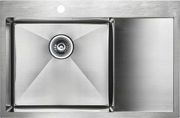 Мойка кухонная Paulmark Kroner PM217851-BSL брашированная нержавеющая сталь L