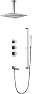 Душевой комплект Timo Selene SX-2239/00SM, С ВНУТРЕННЕЙ ЧАСТЬЮ, с термостатом, хром