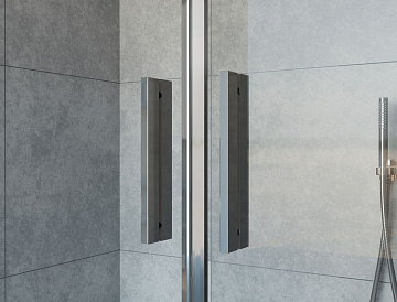Душевая дверь Vincea Garda VDS-1G2170CLG, 1700, брашированное золото, стекло прозрачное