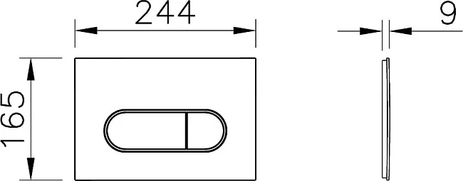 Кнопка смыва VitrA Root Round 740-2295 никель Sancos — Оригинал