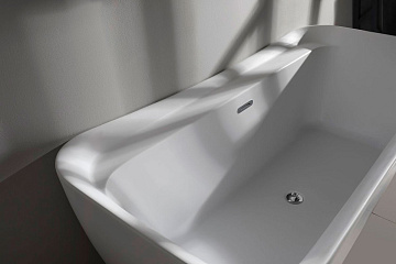 Отдельностоящая ванна Allen Brau Infinity 2 170x80 см, белая матовая, 2.21002.21