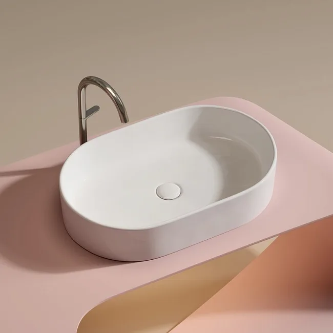 Накладная раковина Ceramicanova Element CN6048 белая Sancos — Оригинал