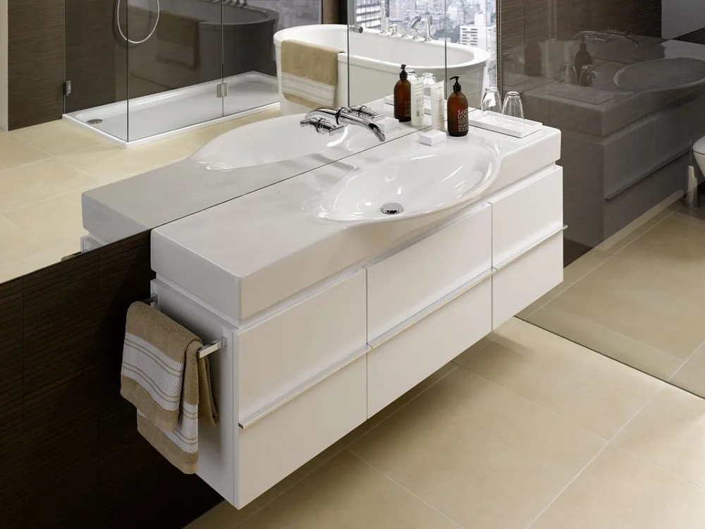 Мебельная раковина Laufen Palace 8.1170.6.000.104.1 Sancos — официальный сайт