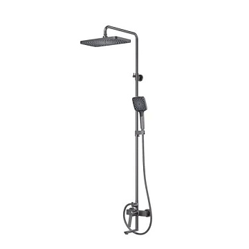 Душевая стойка IDDIS Parker PARGM3Fi06, матовый графит