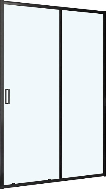 Душевой уголок RGW Classic CL-48B+100 см (98,5x101,5)x100x185 профиль черный, стекло прозрачное