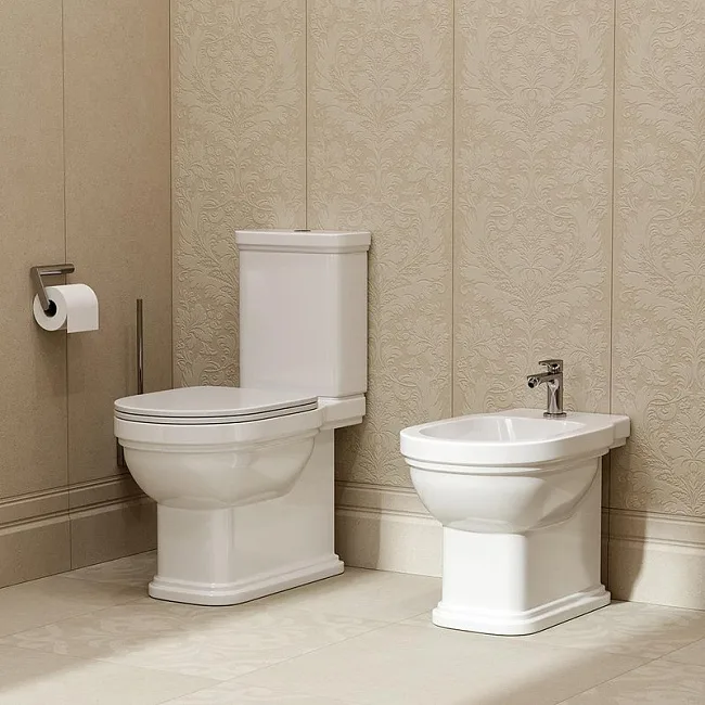 Биде напольное KERAMA MARAZZI Pompei глянцевый белый Sancos — Оригинал