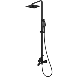 Душевая стойка Wonzon & Woghand FLEX WW-88047072-MB, матовая черная