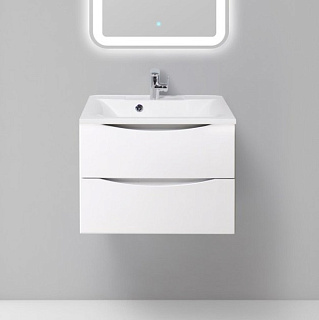 Тумба под раковину без столешницы BelBagno Marino 65 bianco lucido