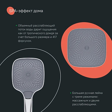 Душевая стойка IDDIS SpaHome SPHSBTKi06, хром глянцевый