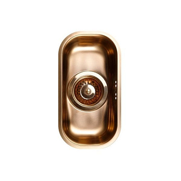 Мойка VARIANT 70 MONARCH COPPER 165X300 в компл. с выпуском без сифона, ,