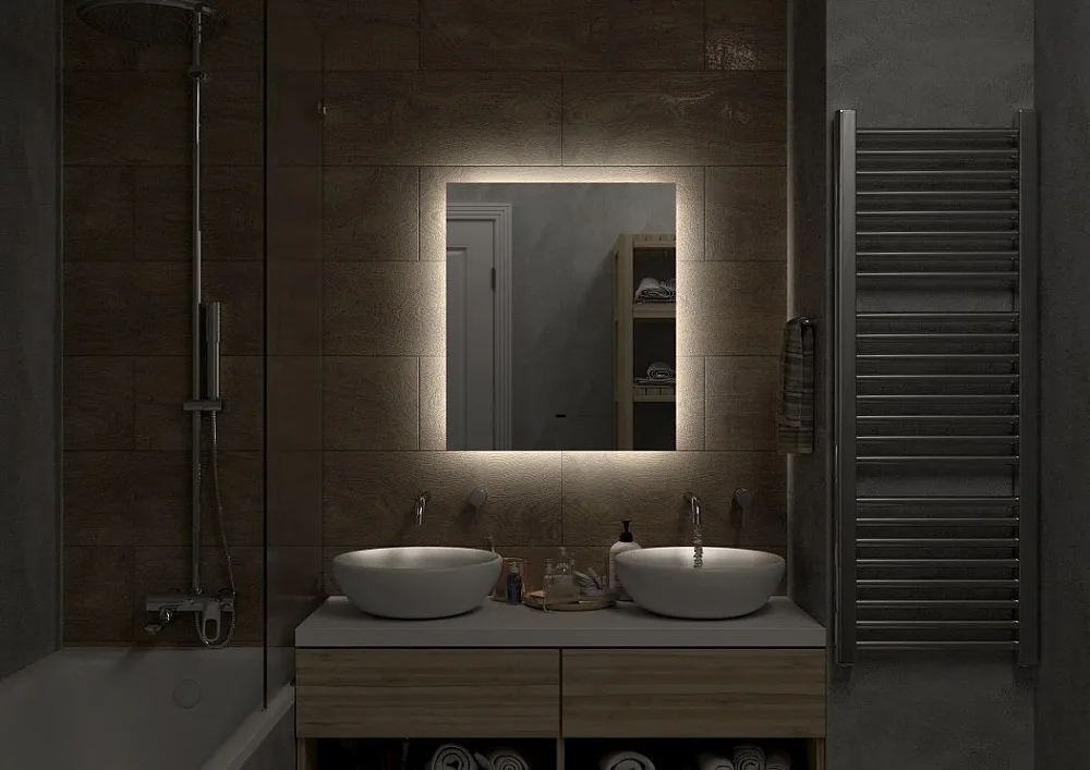 Зеркало Art&Max Perugia 60 с подсветкой Sancos — официальный сайт