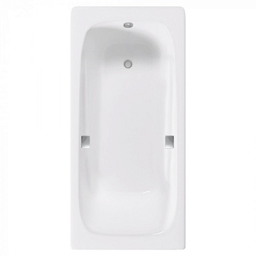 Чугунная ванна Delice Flex 180х85 см, с отверстиями под ручки