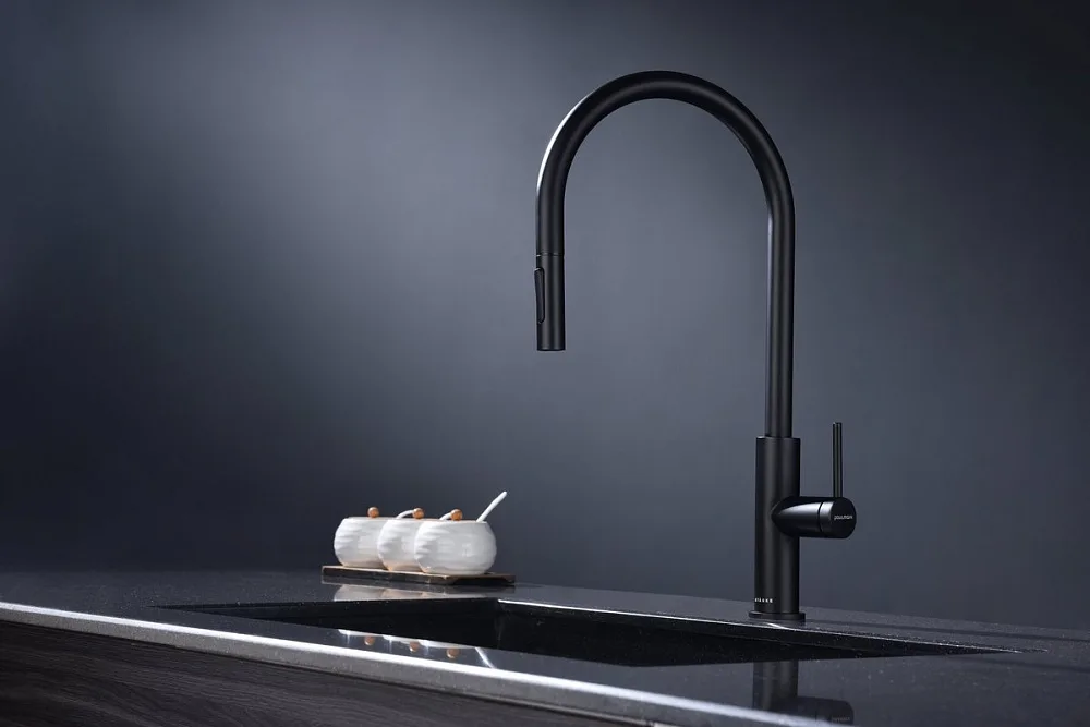 Смеситель для кухни Paulmark Senso Se215180-AN антрацит Sancos — официальный сайт