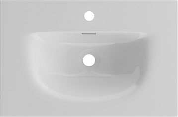 Мебельная раковина BelBagno BB-8099-3-70 глянцевая белая