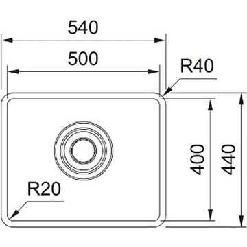 Мойка кухонная Franke Maris Quiet MQX 110-50 7 нержавеющая сталь