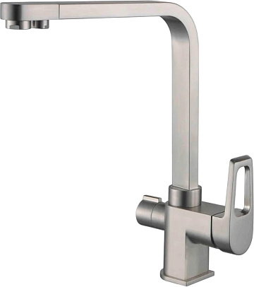 Смеситель для кухни Zorg Sanitary ZR 334 YF-NICKEL никель